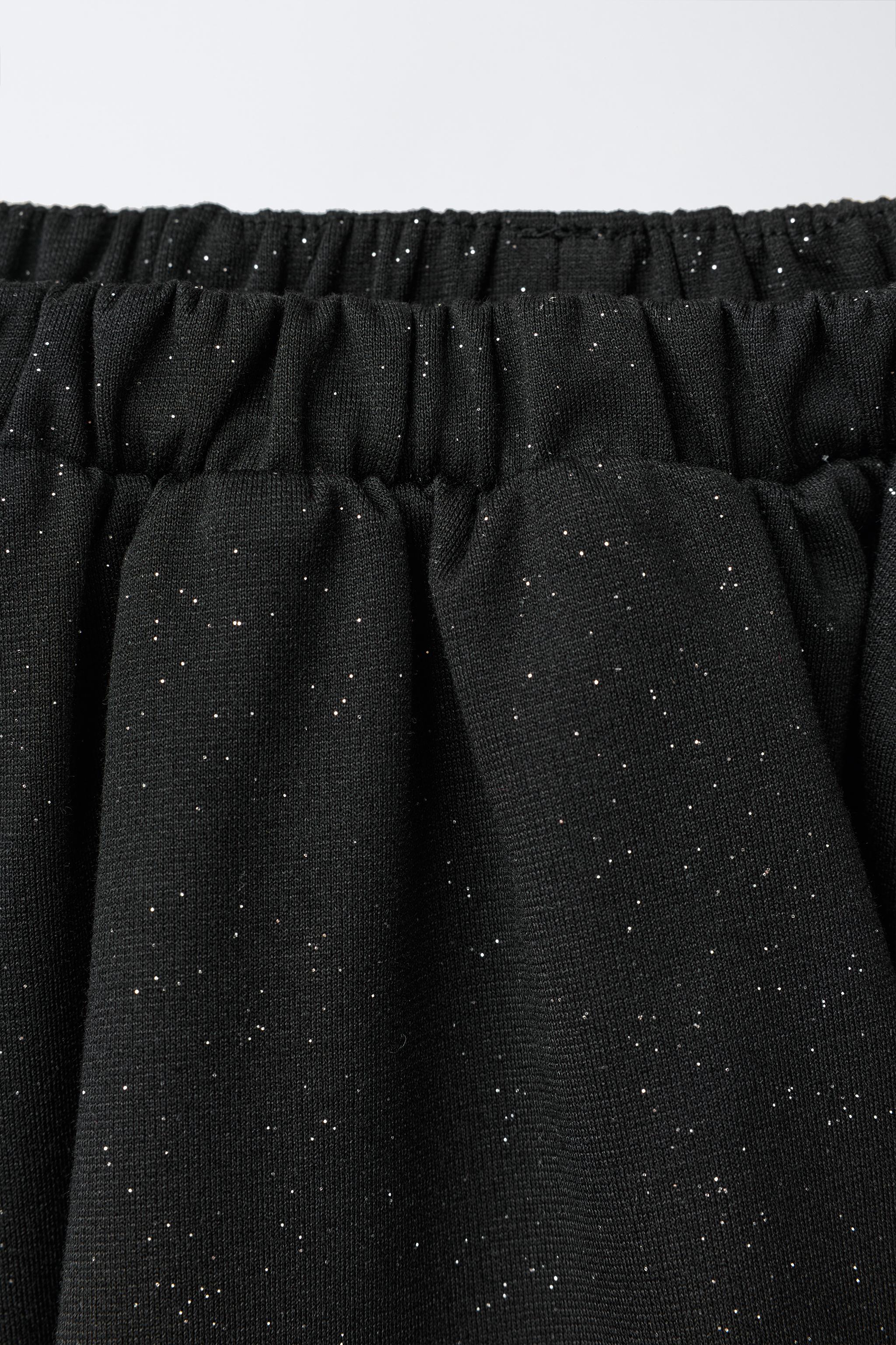 JUPE BALLON EN MAILLE POINT DE ROME BRILLANTE